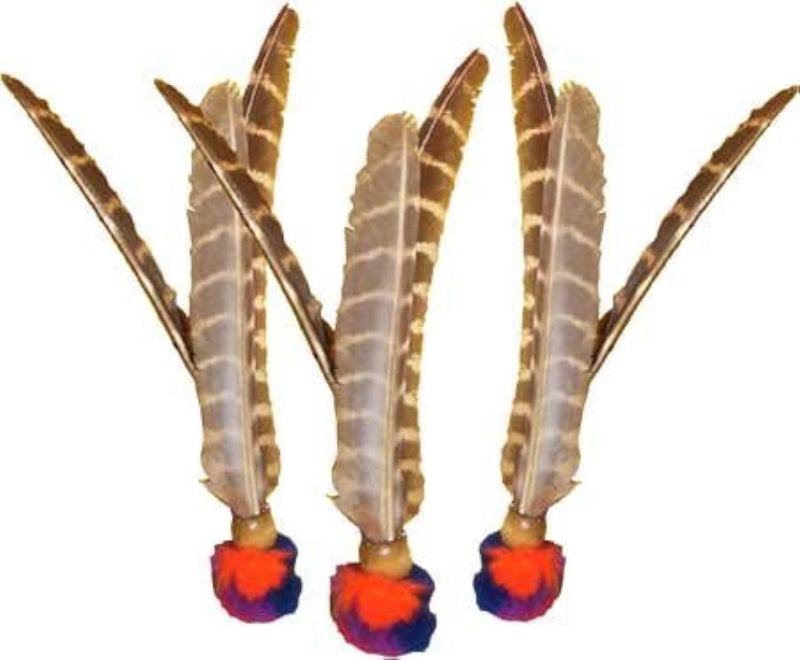 Da Bird 3 Pack of Go Cat Kitty Kopters - Feather Cat Toys - Image 1